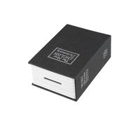 Stylish Secret Book Box with Combination 1 Pack Metal Stylish Secret Suitable for Office and Home Providing You with Peace of Mind (Black)