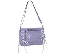 Stylish See Through Nylon Handbag With Adjustable Strap Ribbon Detail For Convention Outfits Shopping Fashionable Ribbon Bows Transparent Handbag