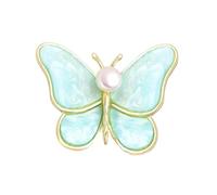 Stylish Shell Butterfly Pin For Women Portable Alloy Designs Secure Closure Sustainable Fashion Accessory Butterfly Brooch Accessory