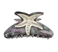 Stylish Shell Shape Acrylic Hair Clip Claw Unique Women's Hair Accessory For Daily Outings And Casual Gatherings