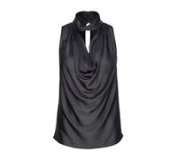 Black Sleeveless Top Elegant and Versatile - female - PINKO - Sleeveless Tops - Black - L - Tops L