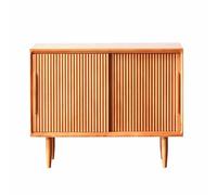 Stylish Shoe Storage Bench with Hidden Rack - Entryway& Push-Pull Stool for Hallway Bedroom Living Room - Cherry Finish (60x35x45cm)