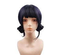 Stylish Short Black Wig,Short Cosplay Wigs,Natural Hair Wig For Cosplay, Festivals, Music Party and Use Daily Costume,