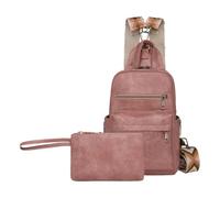 Stylish Shoulder Bag For Women PU Leather Chest With Adjustable Strap School Backpack Work And Social