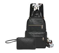 Stylish Shoulder Bag For Women PU Leather Chest With Adjustable Strap School Backpack Work And Social