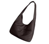 Stylish shoulder bag with elegant carry handle for everyday use, leisure trips and work., coffee, standard size, Travel Backpacks