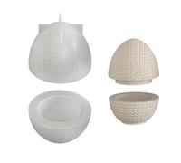 Stylish Silicone Mold for Fashionable Eggs Shaped Decors Pieces Including Containers and Accessory Organizers Modern Homes Cup Mold Small Organizers Silicone Container