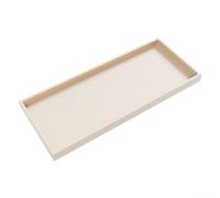 Stylish Silicone Tray for Bathroom Essentials Keep Your Soap Dispenser and For Shampoo Neat and Accessible (White 30x12.5cm)