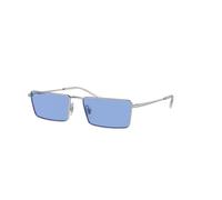 Stylish Silver Blue Sunglasses - unisex - Ray-Ban - Sunglasses - Gray - 59 MM - Accessories 59 MM