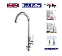 Stylish Single Handle Stainless Steel Kitchen Tap with Water Saving Aerator