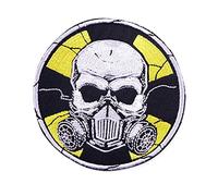 Stylish Skull Bones Iron On Patch Applique Cool Embroidery Badge Ornament Punk Style Sew/Iron On Decorations for Clothes, Backpack, Coat DIY