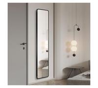 Stylish Slim Full Length Mirror 120x24cm 120x30cm 150x26cm 150x30cm - Rectangle Wall Mirror for Small Spaces Perfect Home Decor Modern Black Design