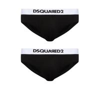 Stylish Slip Bi-Pack Underwear Set - male - Dsquared2 - Underpants - Black - S - Underwear S