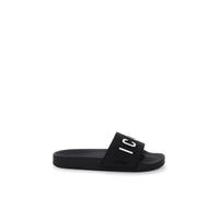 Stylish Slippers - female - Dsquared2 - Sliders - Black - 3 UK - Shoes 3 UK