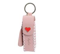 Stylish Small Lipstick Keychain Pouches Fashionable Lip Balm Holder for Commuting Parties and Maintaining A Stylish Look Everyday Makeup Accessory