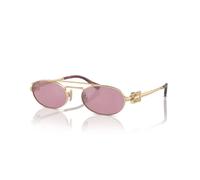 Stylish Sole Trainers - unisex - Miu Miu - Sunglasses - Yellow - 53 MM - Accessories 53 MM