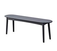Stylish Solid Oak Wood Dining Bench - Modern Entryway & Bedroom Seating with Rounded Corners - Easy to Assemble - Ideal for Dining Room Kitchen & Home Décor
