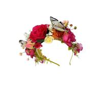 Stylish Spring Charm Butterfly Hair Decoration Breathable Fabric Headwear Band for Festivals and Vacations Elegant Butterfly Hoop