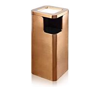 Stylish Square Hotel Lobby Trash Can - Creative Design Available in Bronze & Other Color Perfect for Waste Disposal Modern Decor Paper Bin
