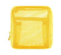 Stylish Square Meshes Cosmetic Pouches for Daily Essential Quick Dry Sturdy Portable Makeup Accessories Storage Portable Breathable Cosmetics Storage Pouches