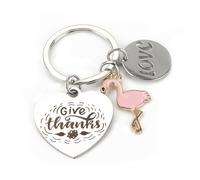 Stylish Stainless Steel Flamingo Keychain,Perfect Key Ring for Home, New Job or Birthday Gifts for Girls and Women,Trendy Bag Charm,Leaving Gifts and Cute Accessories for Mum, Friends and Sisters