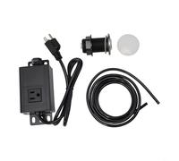 Stylish Stainless Steel Garbage Disposal Air Switch Kit, Single Control, Waterproof, Easy Installation
