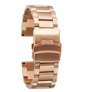 Stylish Stainless Steel Watch Bands - 3 Colors, 24mm Metal Strap for Men & Women (Replacement Bracelet)