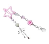 Stylish Star Hair Clip Accessories Sturdy Star With Heart Bowknot Accent Adds A Lovely Touch To Any Outfit Lightweight