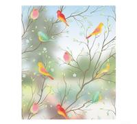 Stylish Static Cling Window Film Featuring Birds for Light Filtering and Privacy