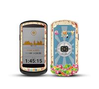 Stylish Stickers Compatible with Ga-rm-in Edge 1040 Solar Version Bike Computers, Protective Stickers, Cases, PVC Material in Various Styles (Style-47)