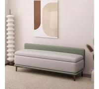 Stylish Sto Ottoman Bench with Padded Seat for Living Room & Bedroom Multi-Functional Storage Solution for Shoes & Comfortable Foot Rest
