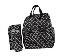 Stylish Striped Baby Strollers Hanging Bag with Multiple Compartments Portable Changing Mat for Organized Baby Essential Pregnancy Must Have