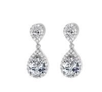 Stylish Studs Earring Delicate Cubic Zirconia Earrings Elegant Earrings Copper Texture for Everyday Elegances Cubic Zirconia Ear Drops