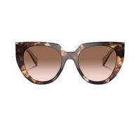Prada PR 14WS 01R0A6 Woman Sunglasses Acetate Turtle Brown Cat Eye Normal Shaded