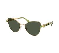 Stylish Sunglasses Sk7034 in Blue - female - Swarovski - Sunglasses - Yellow - 56 MM - Accessories 56 MM