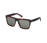 Stylish Sunglasses with Green Lenses - unisex - Guess - Sunglasses - Brown - 55 MM - Accessories 55 MM