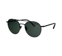 Giorgio Armani Man AR6156 300171 Sunglasses Steel Black Green Round Normal