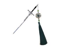 Stylish Swords Hairpin Woman Headpiece Tassels Hairpin Hair Barrette Alloy Texture Hair Clip Great For Various Occasion