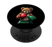 Stylish Teddy Bears Boxing Fierce Competitor PopSockets Adhesive PopGrip