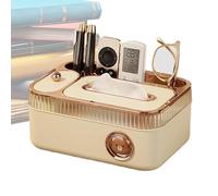 Stylish Tissue Holder for Office & Home, Versatile Organizer for Remote Control, Hand Towel and More - Ideal for | Tissue Box Organizer Cover with Storage |