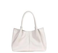 Stylish Top Handle Satchel Purse Underarm Shoulder Bag Women ' s PU Leather Tote Work Travel Essentials Work Toted Bag, White, Mass Beauty