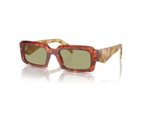 Stylish Tortoise Cognac/Green Sunglasses - male - Prada - Sunglasses - Brown - 54 MM - Accessories 54 MM