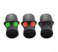 Stylish Trailer Hitch Cover with Helmet and Visor, Plastic Construction, Designed for Standard Hitch Sizes with Theft Protection (green)