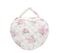 Stylish Travel Makeup Case with Unique Blue Floral Cosmetic Bag Sophisticated Toiletries Bag Women Who Love Organization Unique Design Makeup Bag
