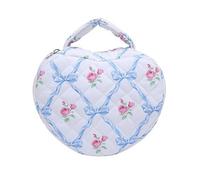 Stylish Travel Makeup Case with Unique Blue Floral Cosmetic Bag Sophisticated Toiletries Bag Women Who Love Organization Beauty Organizer