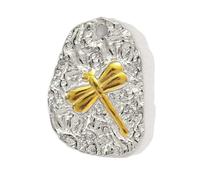 Stylish Two Color Heart Shaped Star Butterfly Bees Charm Stainless Steel Pendant Sophisticated 11 Unique Designs For Women Lightweight Everyday Wear Stainless Necklace, One Size, as described, as