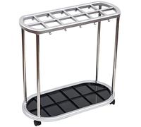 Stylish Umbrella Stand & Storage Rack - Hanging Umbrella Holder for Home Hall, Drainage Bucket Design (560x280x550mm) - nize Your Entryway Effortlessly!