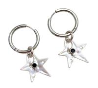 Stylish Unconventional Five Pointed Star Earrings Sturdy and Allergy Resistant Ear Studs Jewelry Ideal Gifts for Women Date Night Earrings