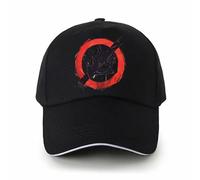 Stylish Unisex Baseball Cap with Unique Motif for Outdoor Leisure Events Daily Wear Adjustable Five Panel Hat for All Year Round, black, One Size