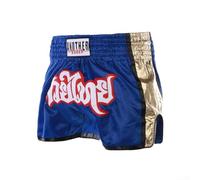 Stylish Unisex Boxing Trunks for MMA & Muay Thai Lightweight and Flexible Design (M Bule)